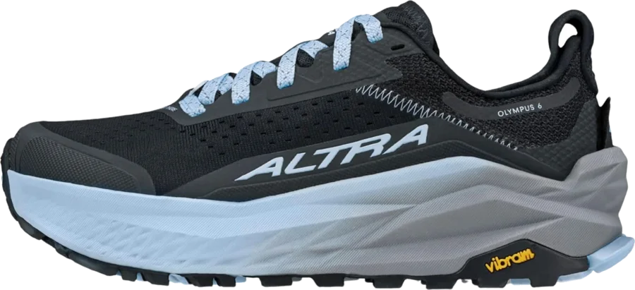 Chaussure Altra Olympus 6 noire et bleue de Philippe